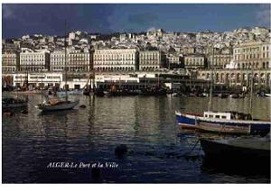 ALGER 081 LE PORT ET LA VILLE